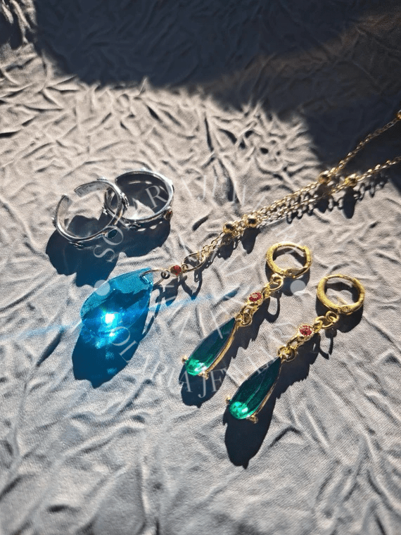 SolariaJewelry Das wandelnde Schloß Howl’s Ohrringe, Cosplay Modeschmuck