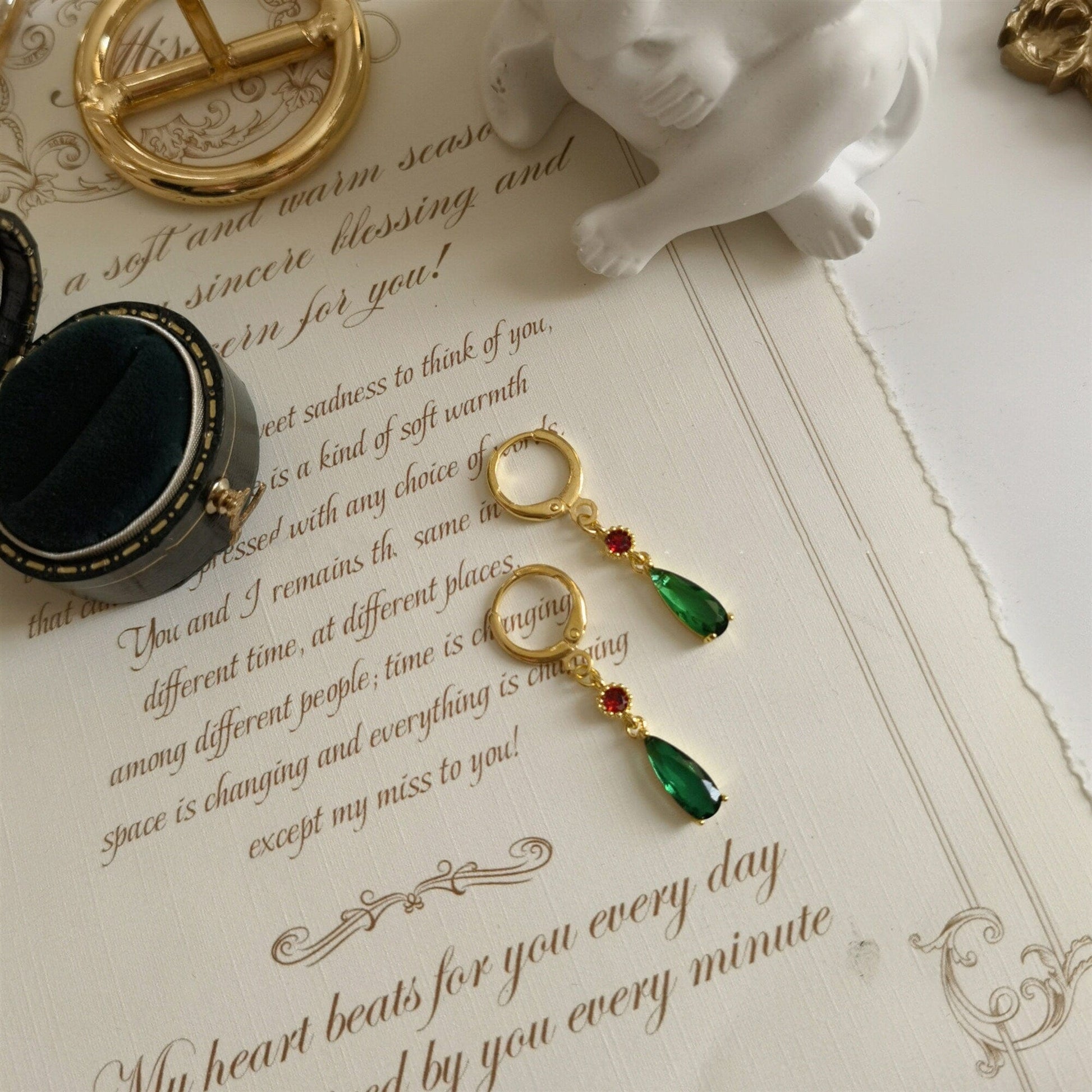 SolariaJewelry Das wandelnde Schloß Ohrringe