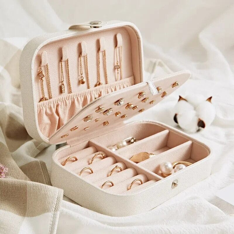 ordnungssystem schmuck aufbewahrung Große Tragbare Schmuckbox, Aufbewahrungsbox für Schmuck, Organizer für – SolariaJewelry