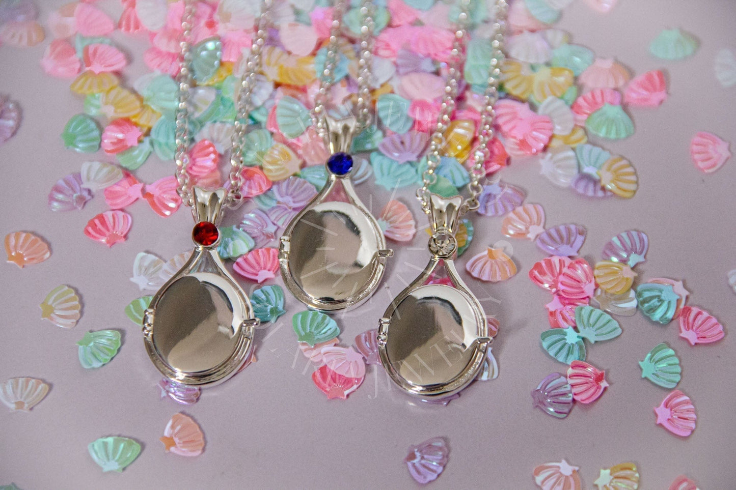 SolariaJewelry Meerjungfrau Amulett Halskette - inklusive Geschenkbox