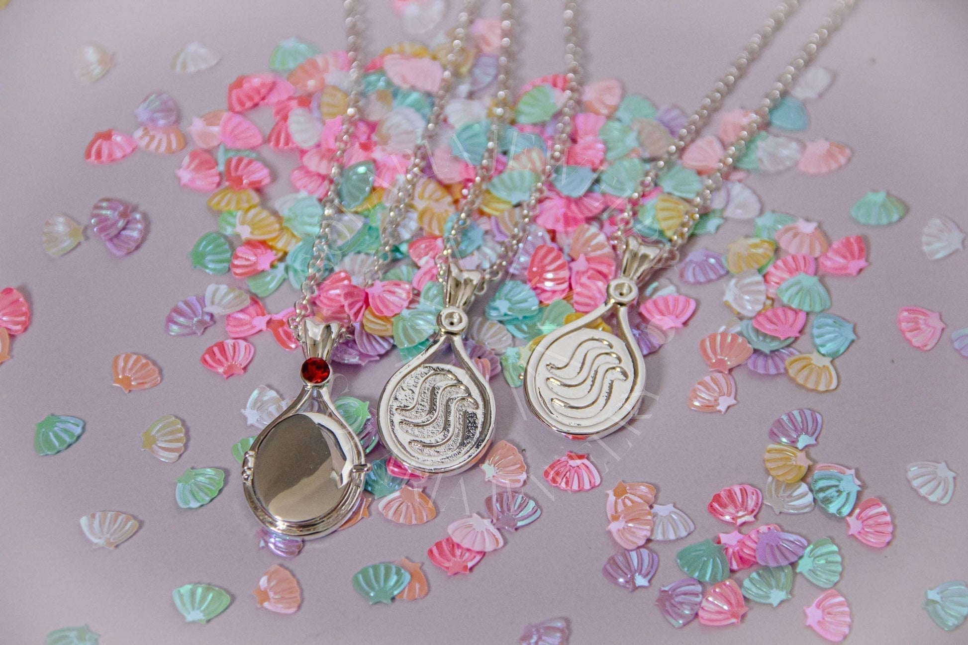 SolariaJewelry Meerjungfrau Amulett Halskette - inklusive Geschenkbox