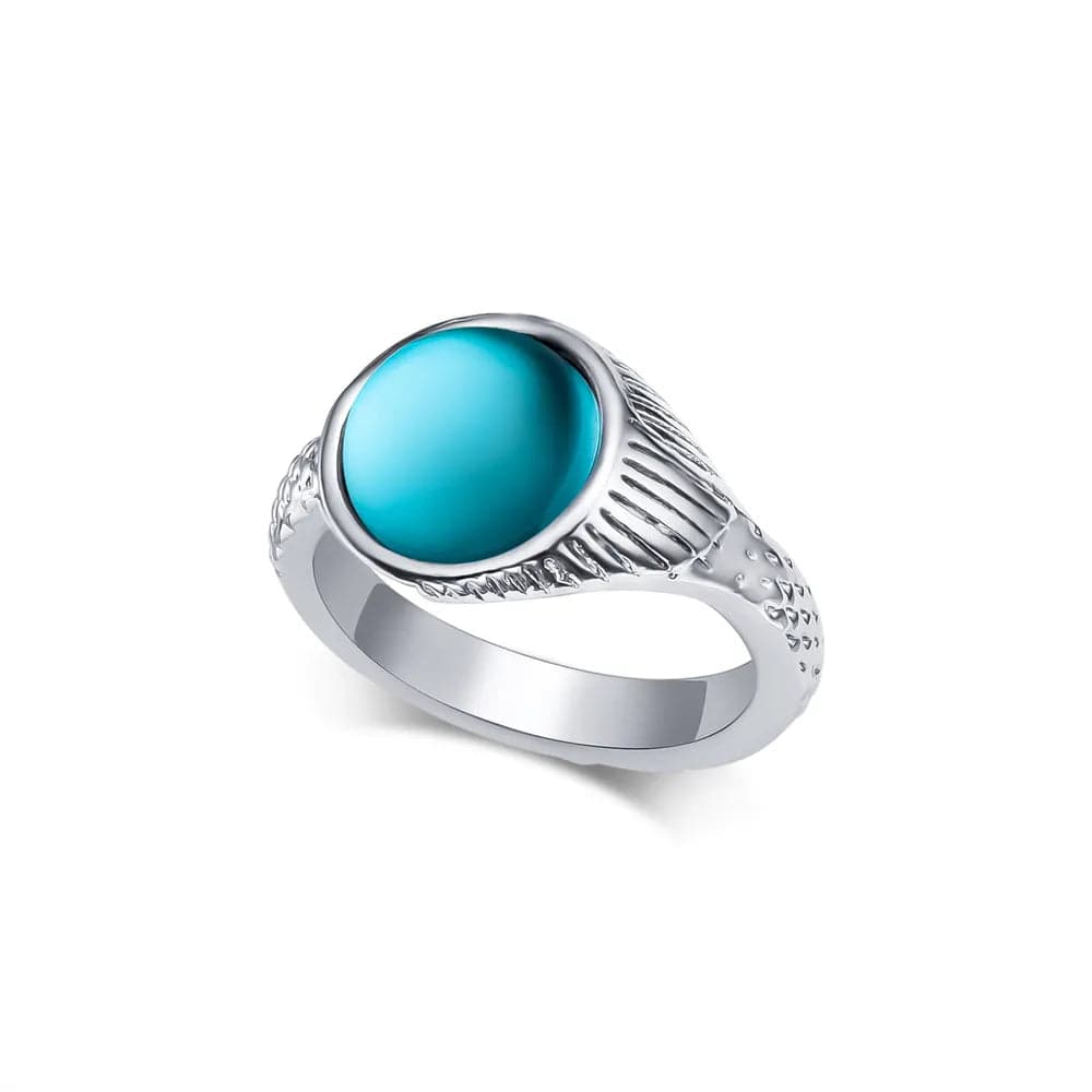 SolariaJewelry Meerjungfrauen Mondstein Kristall Ring - klare Version