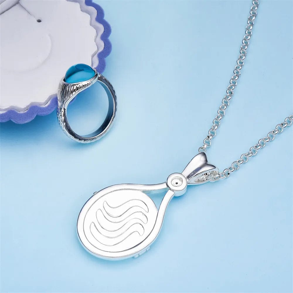 SolariaJewelry Meerjungfrauen Mondstein Kristall Ring - klare Version