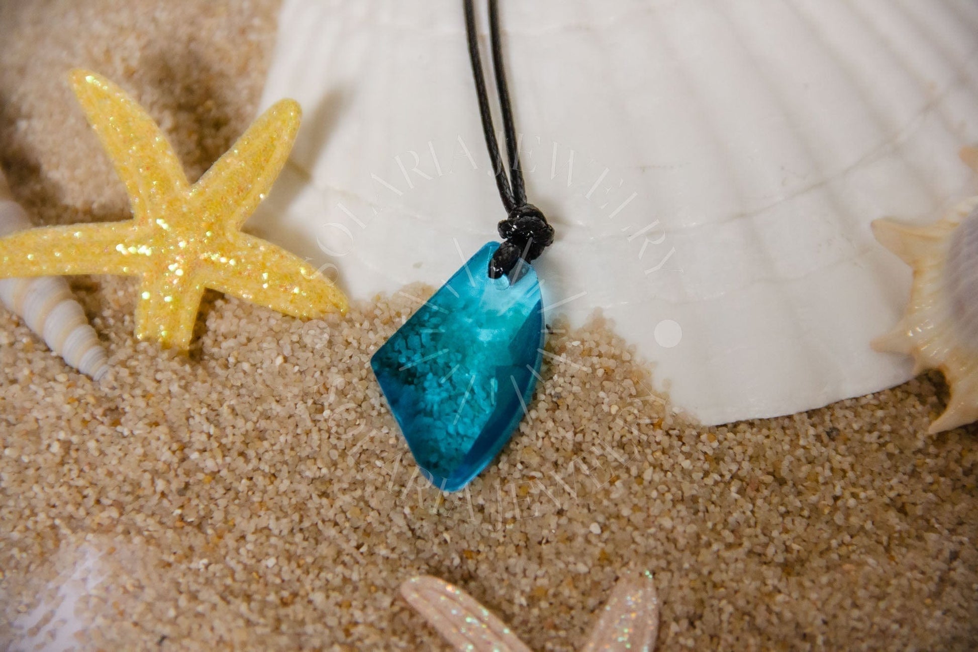 SolariaJewelry Mondstein Kristall Halskette