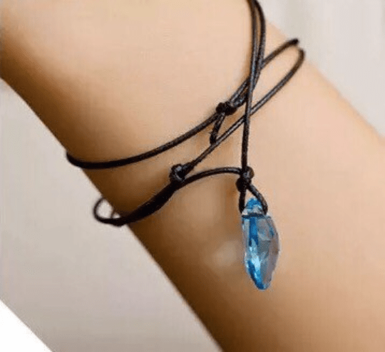 SolariaJewelry Mondstein Kristall Halskette