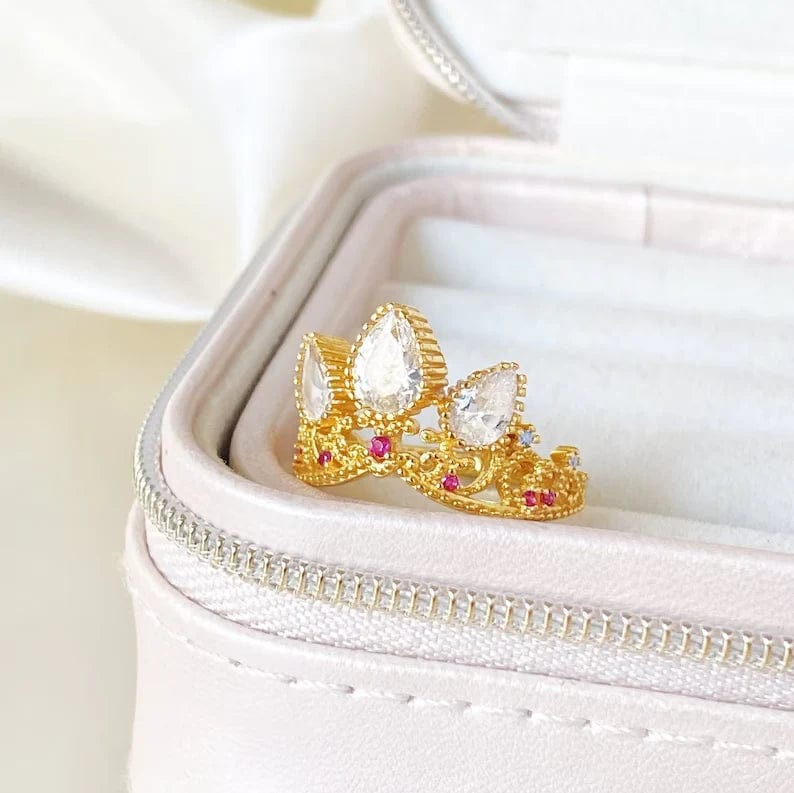 SolariaJewelry Rapunzel inspirierter Kronen Ring