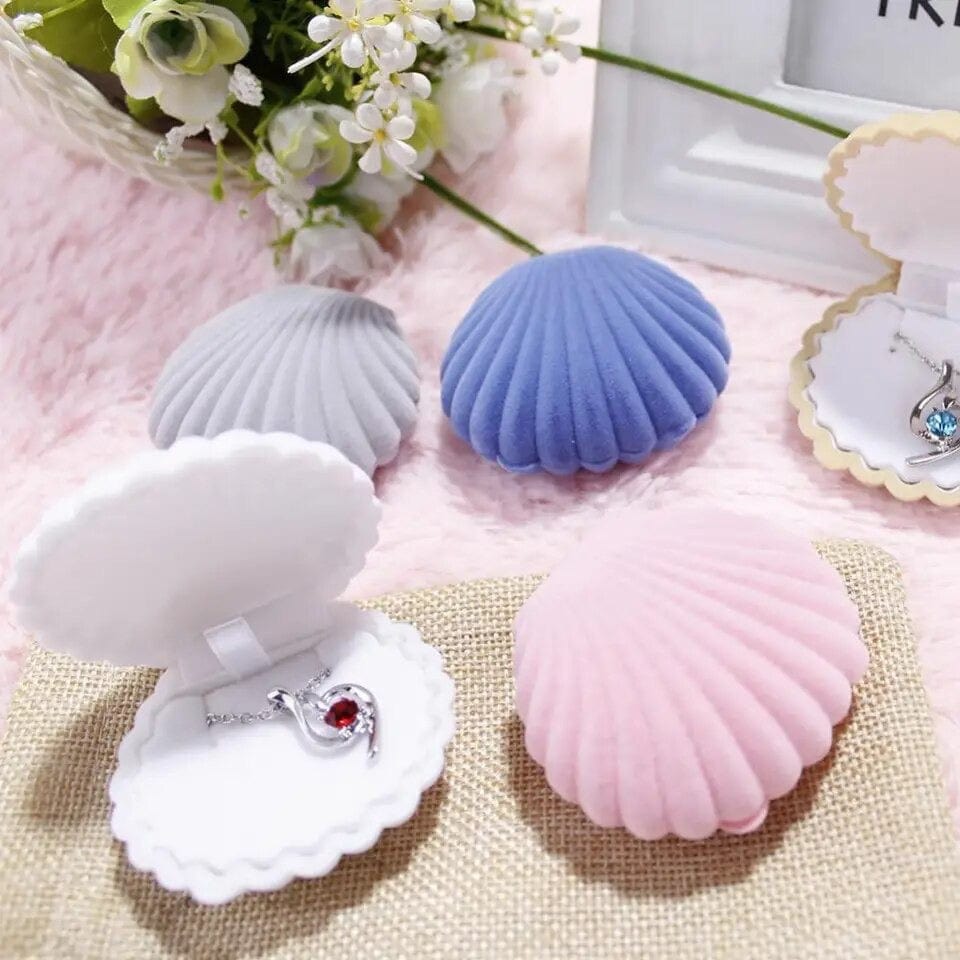 muschel aufbewahrung Schmuck Geschenkbox Muschel-Design, Aufbewahrung Box Geschenk Verpacku – SolariaJewelry