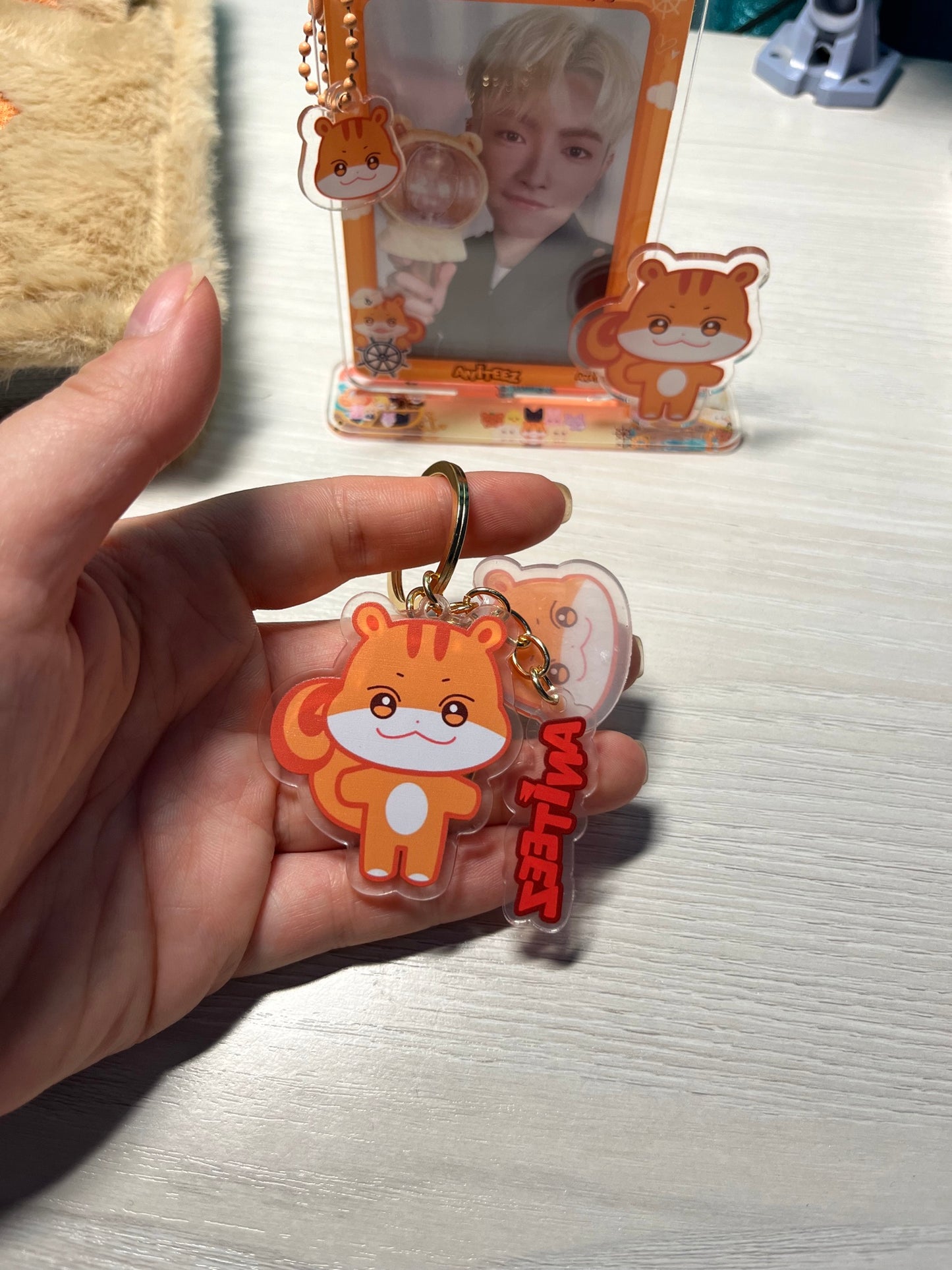 K-Pop Acryl Keychain Anhänger dreiteilig, ATEEZ Aniteez