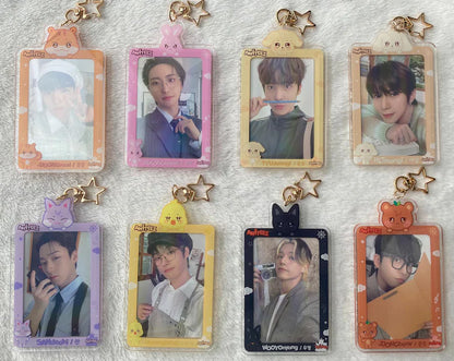 K-Pop Acryl Photocard Keychain, Fotokarten Anhänger, ATEEZ Aniteez