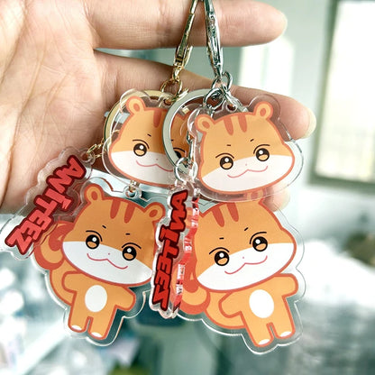 K-Pop Acryl Keychain Anhänger dreiteilig, ATEEZ Aniteez