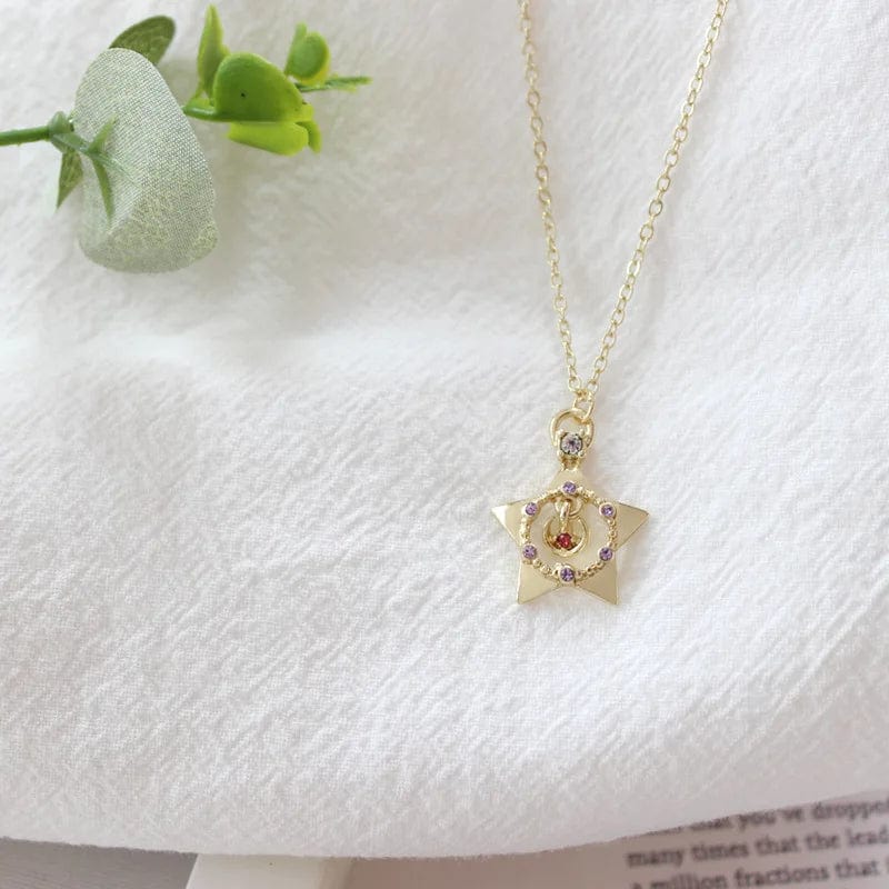 SolariaJewelry Halskette Star Locket Spieluhr