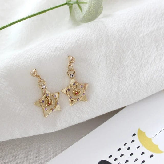 SolariaJewelry Ohrringe Star Locket Spieluhr