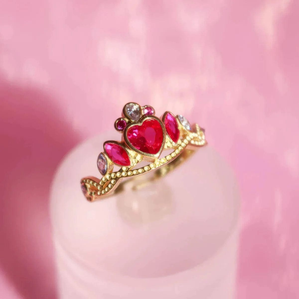 SolariaJewelry Princess Charm School Blair inspirierter Tiara Ring