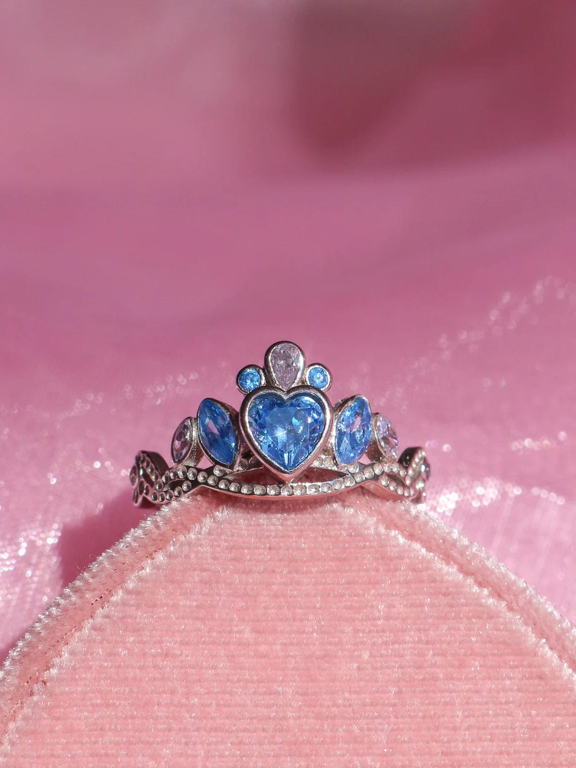 SolariaJewelry Princess Charm School Blair inspirierter Tiara Ring