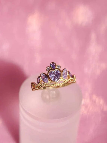 SolariaJewelry Princess Charm School Blair inspirierter Tiara Ring