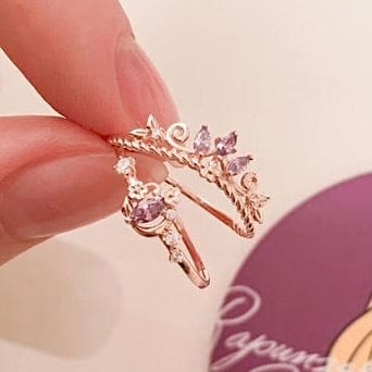 SolariaJewelry Rapunzel inspiriertes Ring-Set